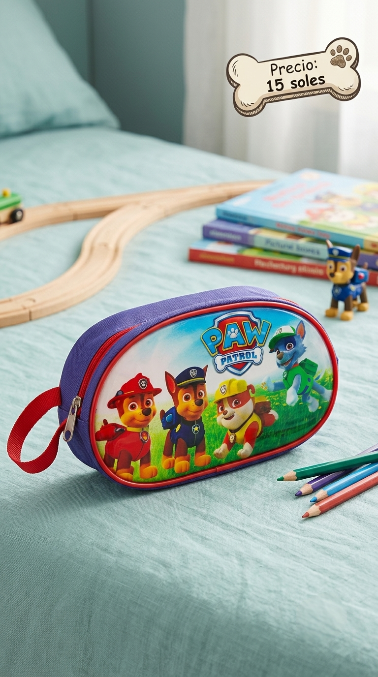 Cartuchera de Paw Patrol azul